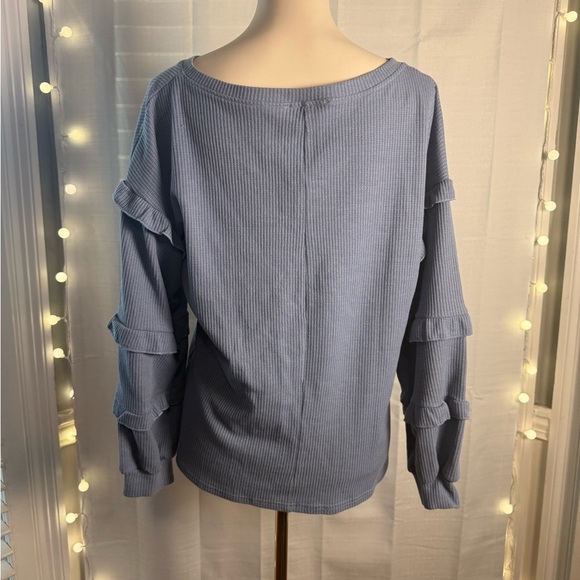 Anna-kaci California Blue Women's Blouse - Picture 4 of 8